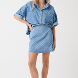 Lenny Skirt - Spot Denim