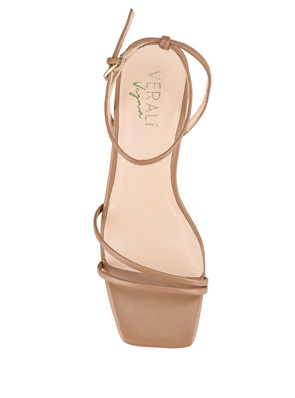 STEVIE BLOCK HEEL SANDALS - Dark Camel