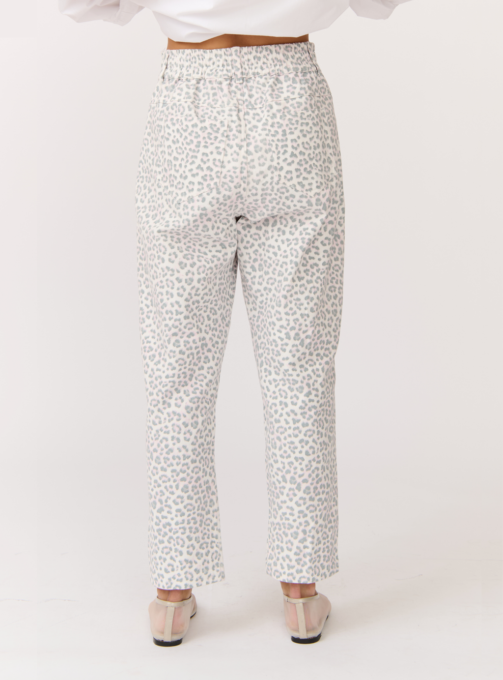 SAMARA PANT - Smudge Leopard