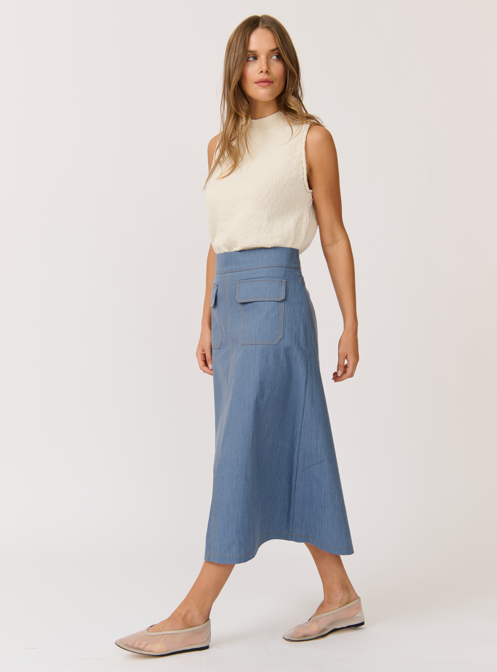 ASTRID SKIRT - Denim