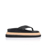 THEO PLATFORM THONGS - Black
