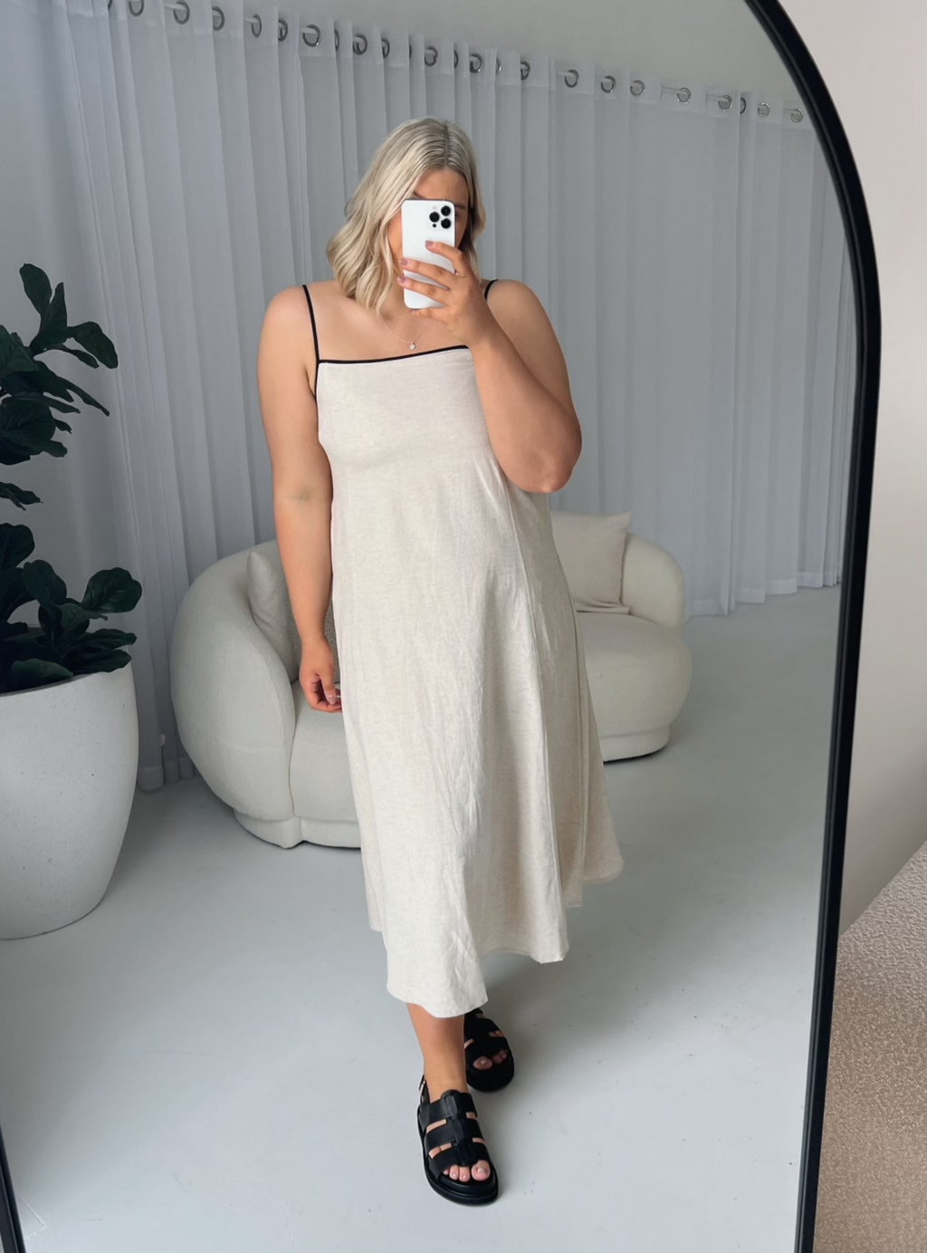 REN MAXI DRESS - Oatmeal