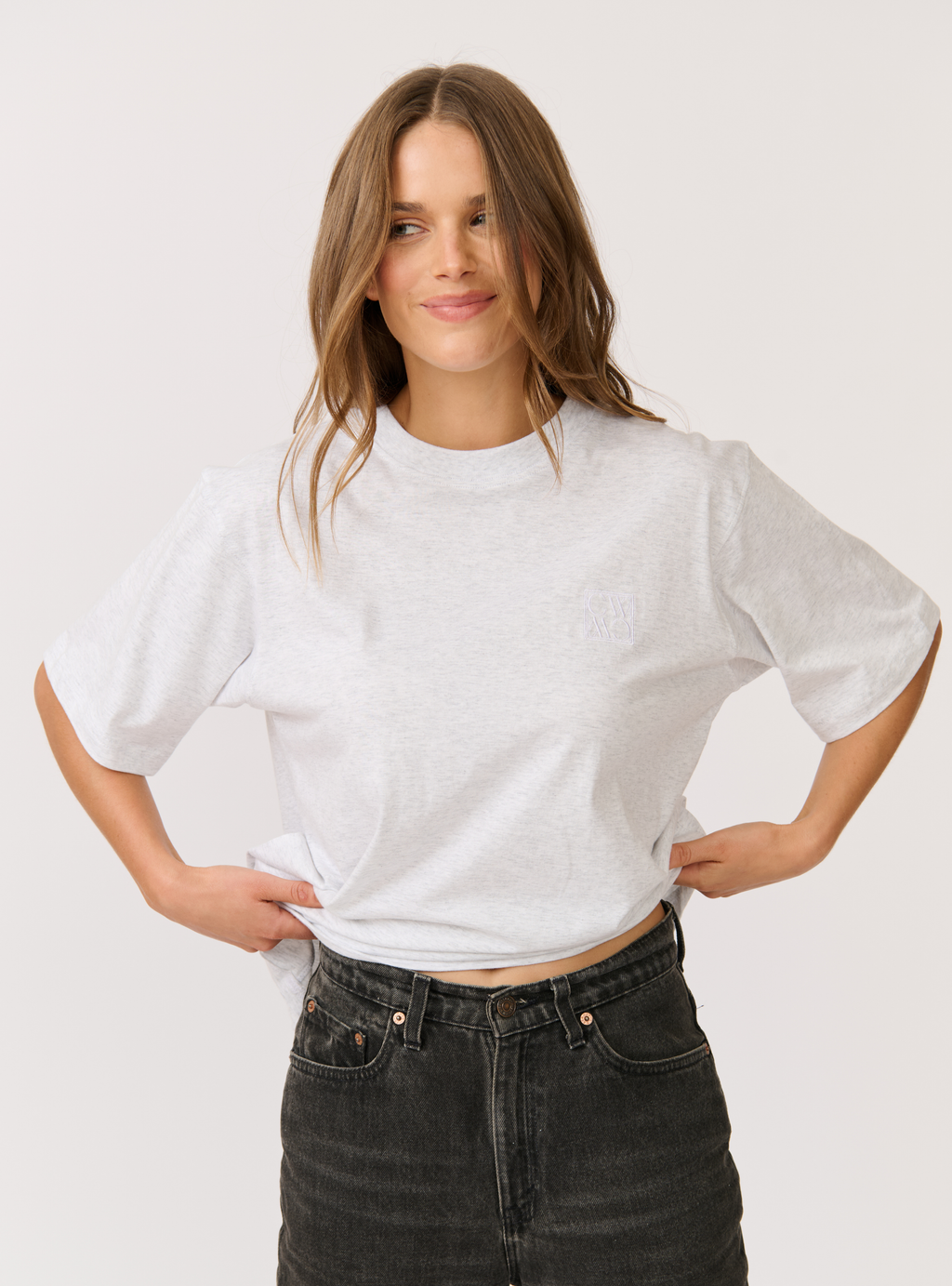 SOPHIE TEE - Grey Marle