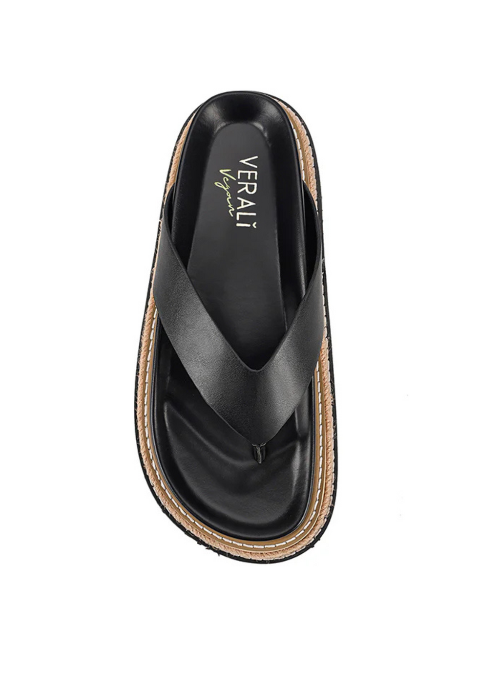 THEO PLATFORM THONGS - Black