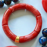 Tube Bracelet - Red