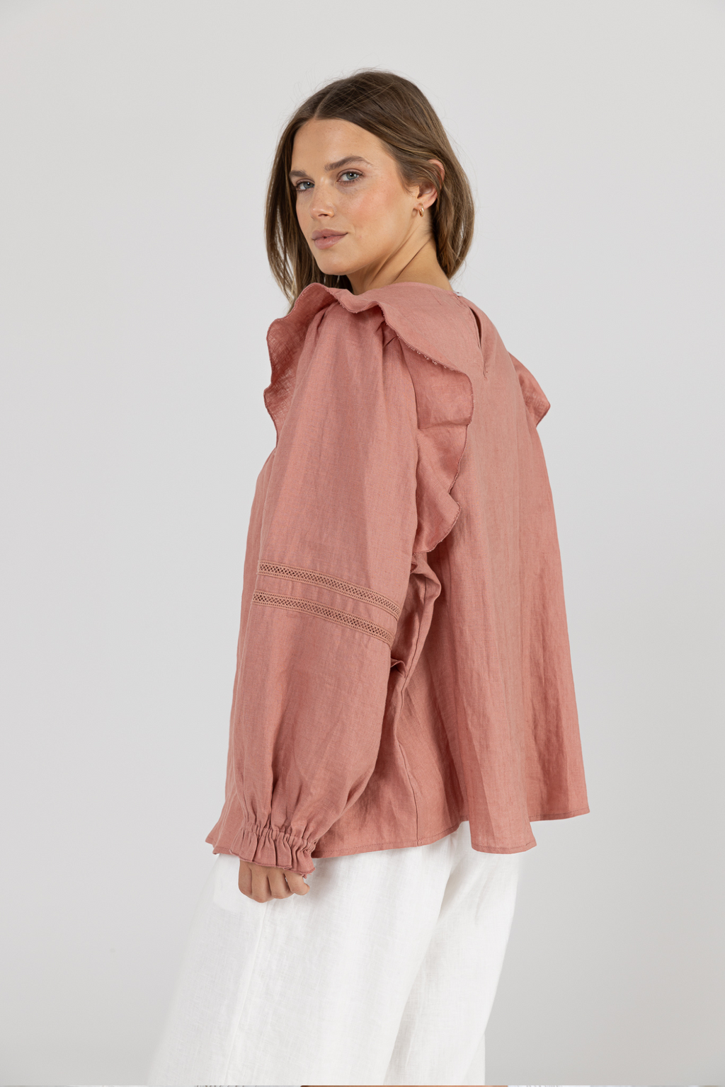 ALYSE BLOUSE - Dusty Rose