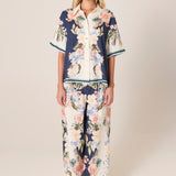 Solara Placement Print Collared Shirt