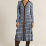 Nesta Check Knit Dress