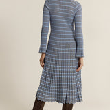 Nesta Check Knit Dress