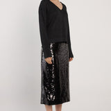Oriane Sparkle V-Neck Knit