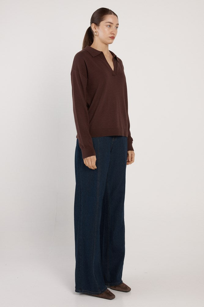 Solenne Polo Knit