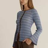 Nesta Check Knit Top