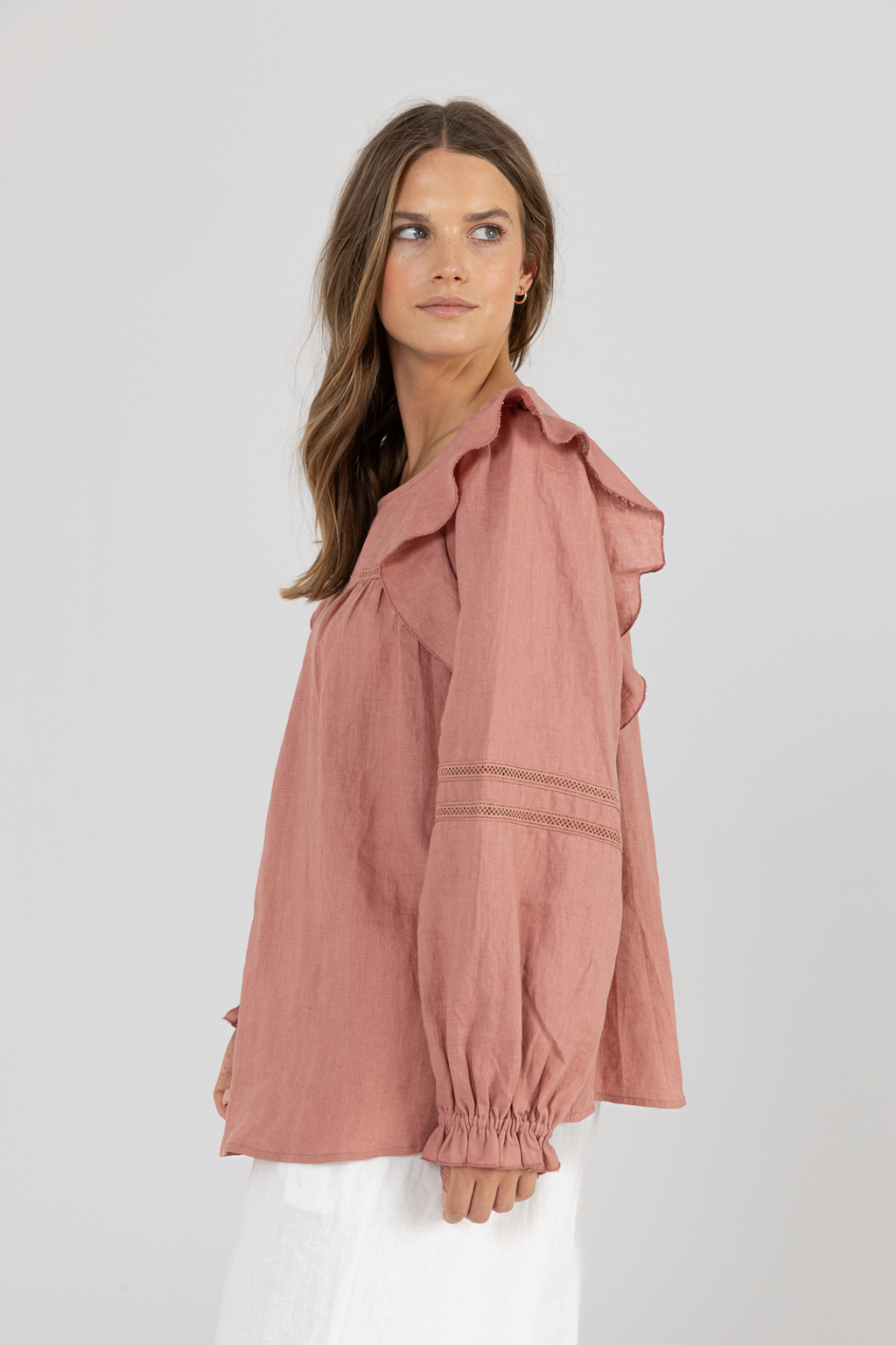 ALYSE BLOUSE - Dusty Rose