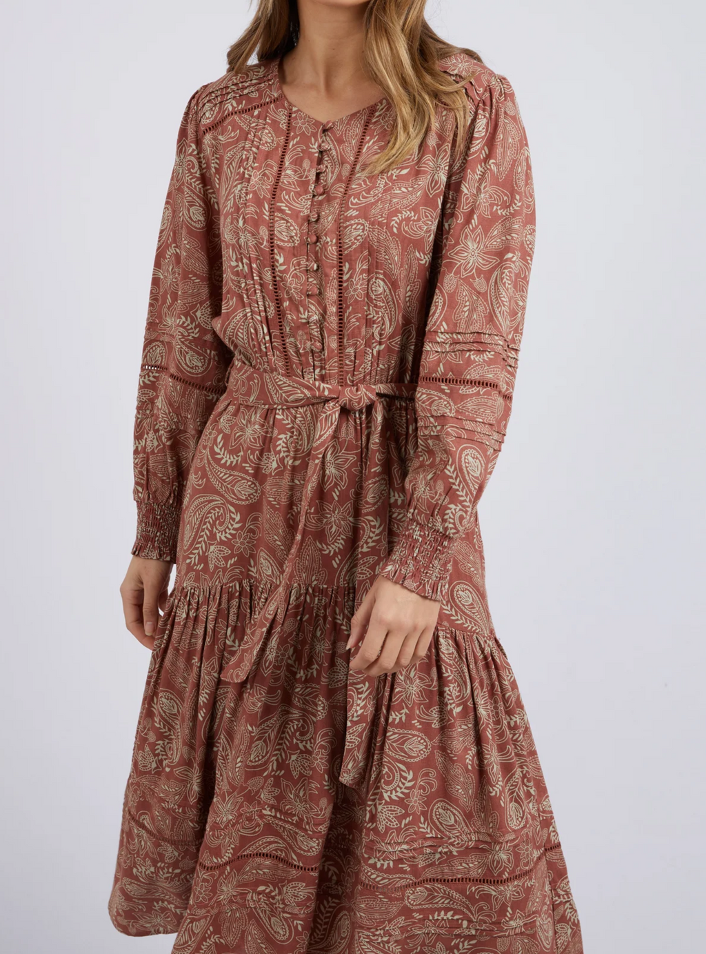 JULIETTE PAISLEY DRESS - Paisley Print