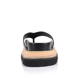 THEO PLATFORM THONGS - Black