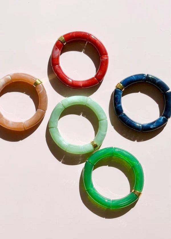 Tube Bracelet - Red