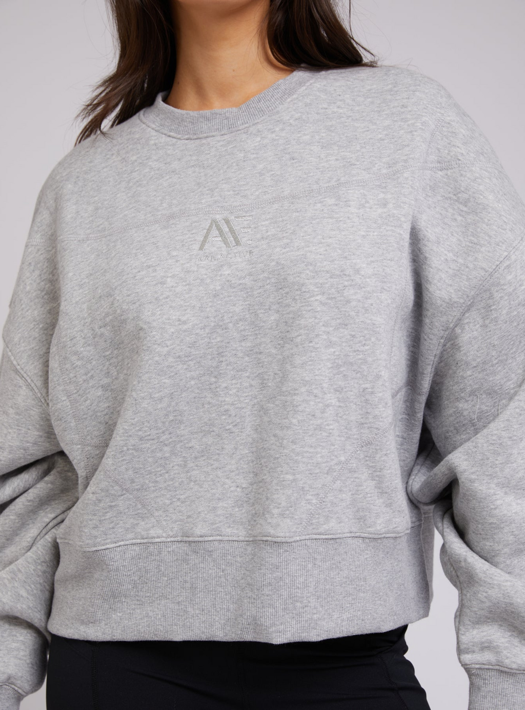 ACTIVE TONAL SWEATER - Grey Marle