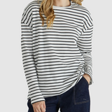 ALMA TOP - White/Black