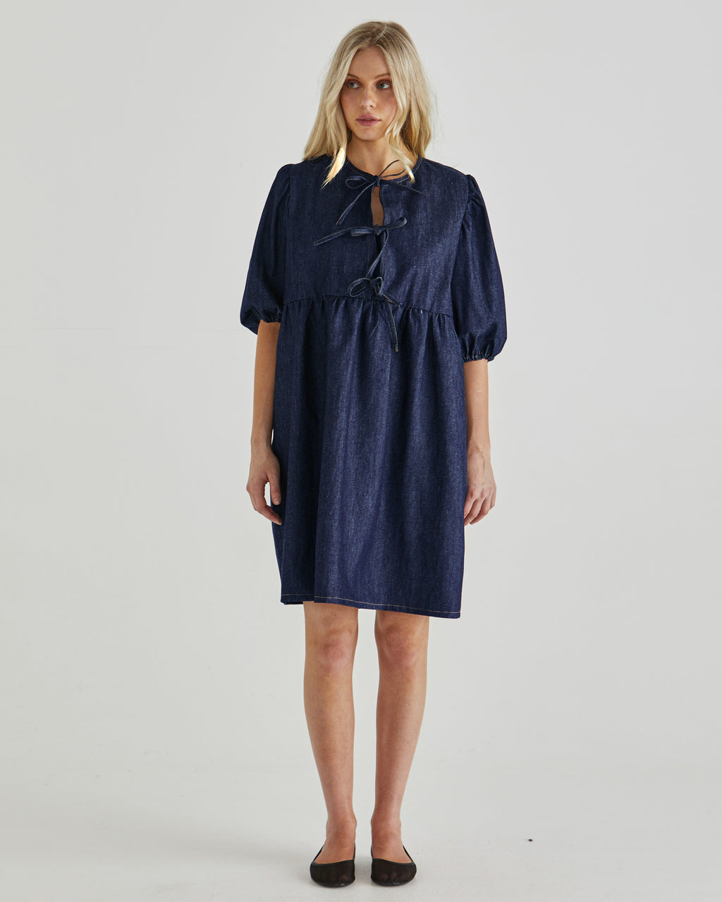 LENA DRESS - Rinse Wash