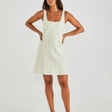 VIENNE MINI SHIFT DRESS - Butter Yellow