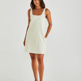 VIENNE MINI SHIFT DRESS - Butter Yellow