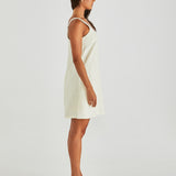 VIENNE MINI SHIFT DRESS - Butter Yellow