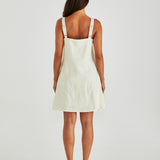 VIENNE MINI SHIFT DRESS - Butter Yellow