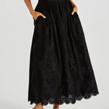 ANI FULL SKIRT - Black