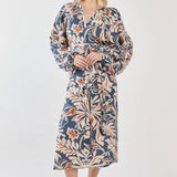 JANA OBI BELT DRESS - Wild Orchid