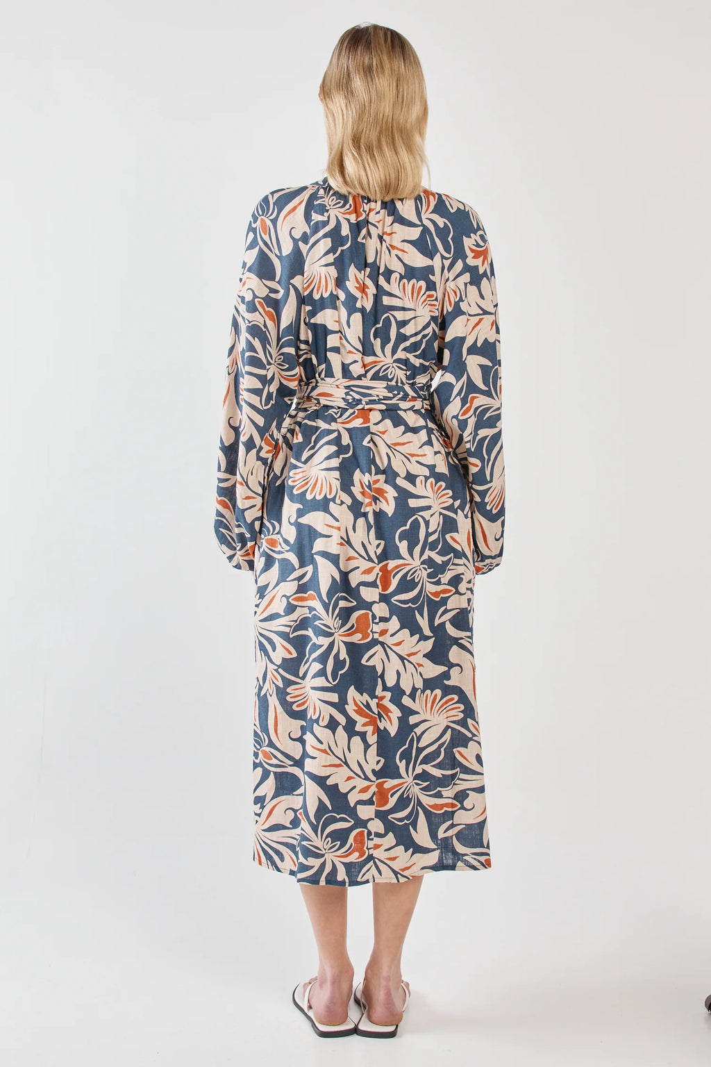 JANA OBI BELT DRESS - Wild Orchid