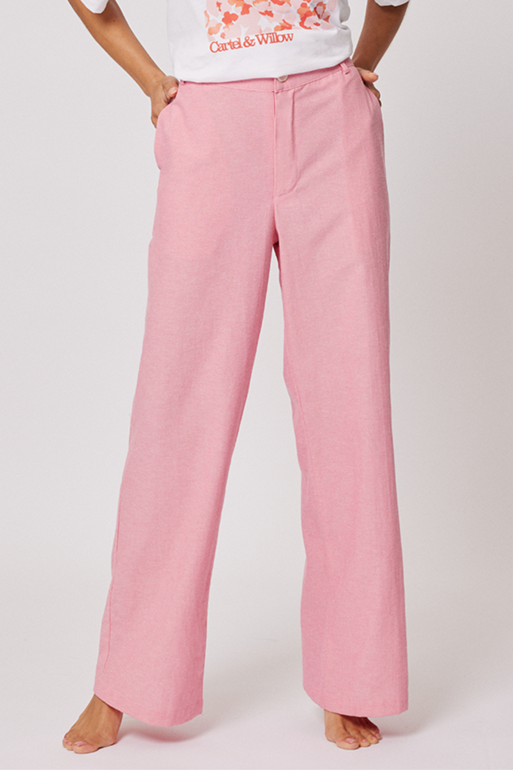 LUCY TROUSER - Taffy Chambray