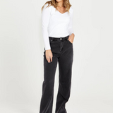 EMERALD HIGH WAISTED WIDE LEG JEANS - 82 Wash