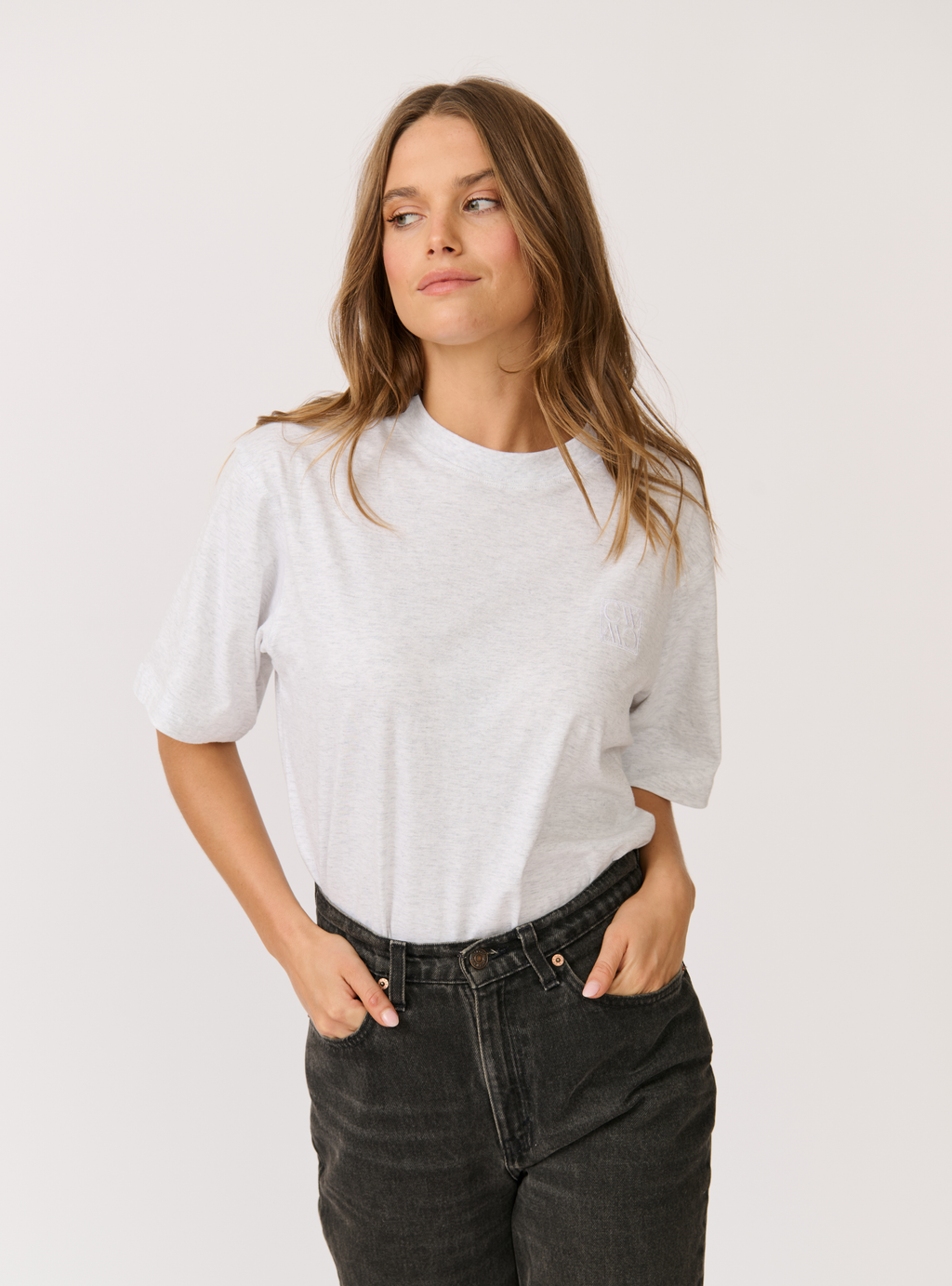 SOPHIE TEE - Grey Marle