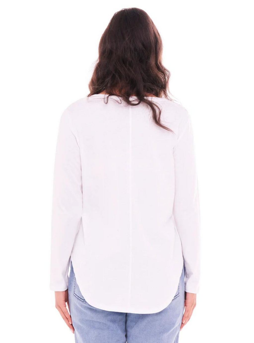 MEGAN L/S TOP - White