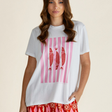 ELLIA CREW TEE - Sardinia Print