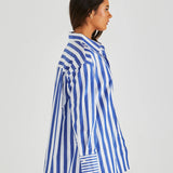 BRYNNE SHIRT - Blue Stripe