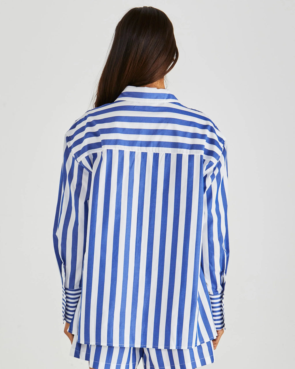 BRYNNE SHIRT - Blue Stripe