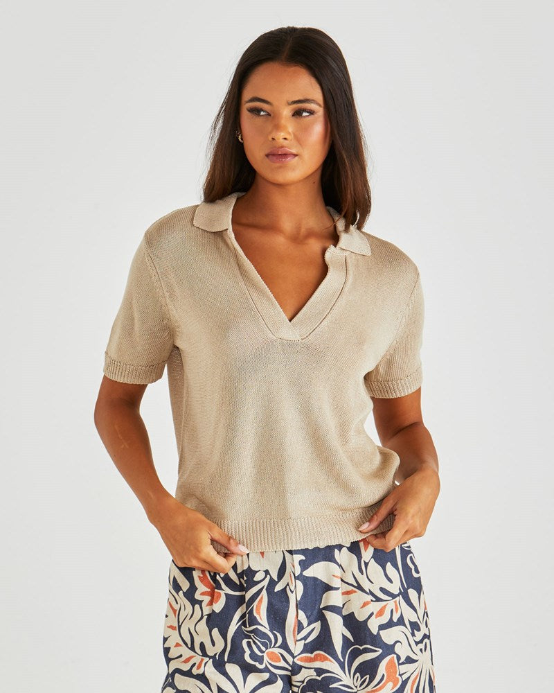 Abbie Knit Polo