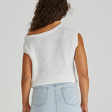JACI KNIT TOP - White