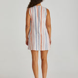 TRAVIS VEST DRESS - Multi Stripe