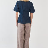 Abi Fitted Denim Tee