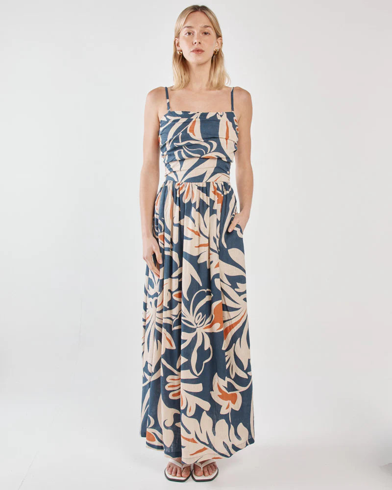 JANA STRAPLESS DRESS - Wild Orchid