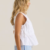Elin Gathered Tie Top
