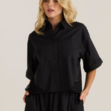 Nixie Lace Shirt - Black