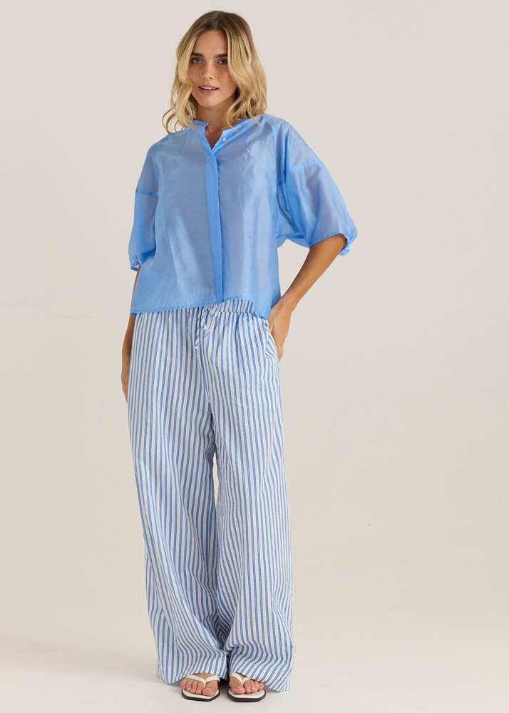 Wilder Seam Blouse - Cornflower
