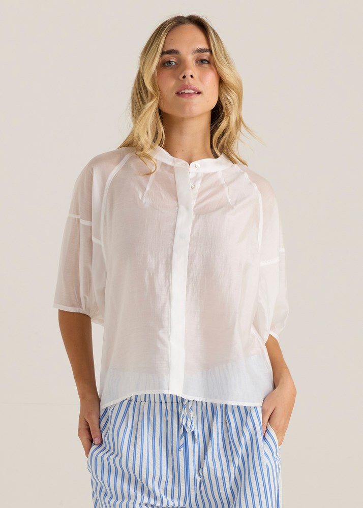 Wilder Seam Blouse - White