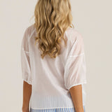 Wilder Seam Blouse - White