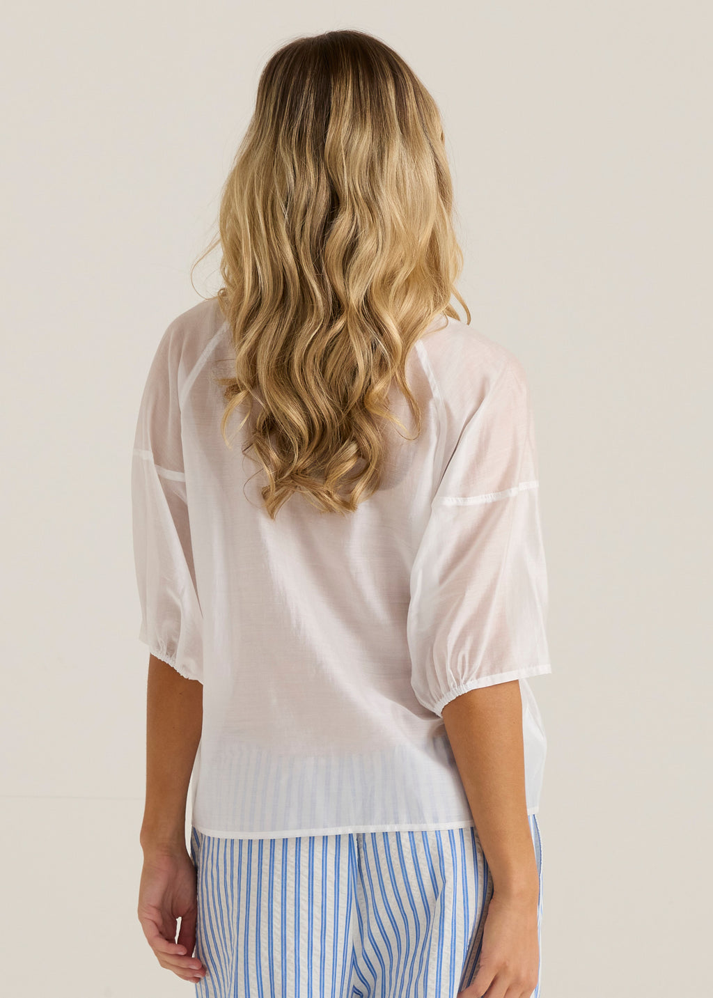 Wilder Seam Blouse - White