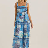 Isra Midi Dress - Sea Meadow