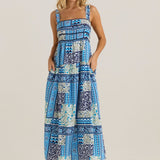 Isra Midi Dress - Sea Meadow